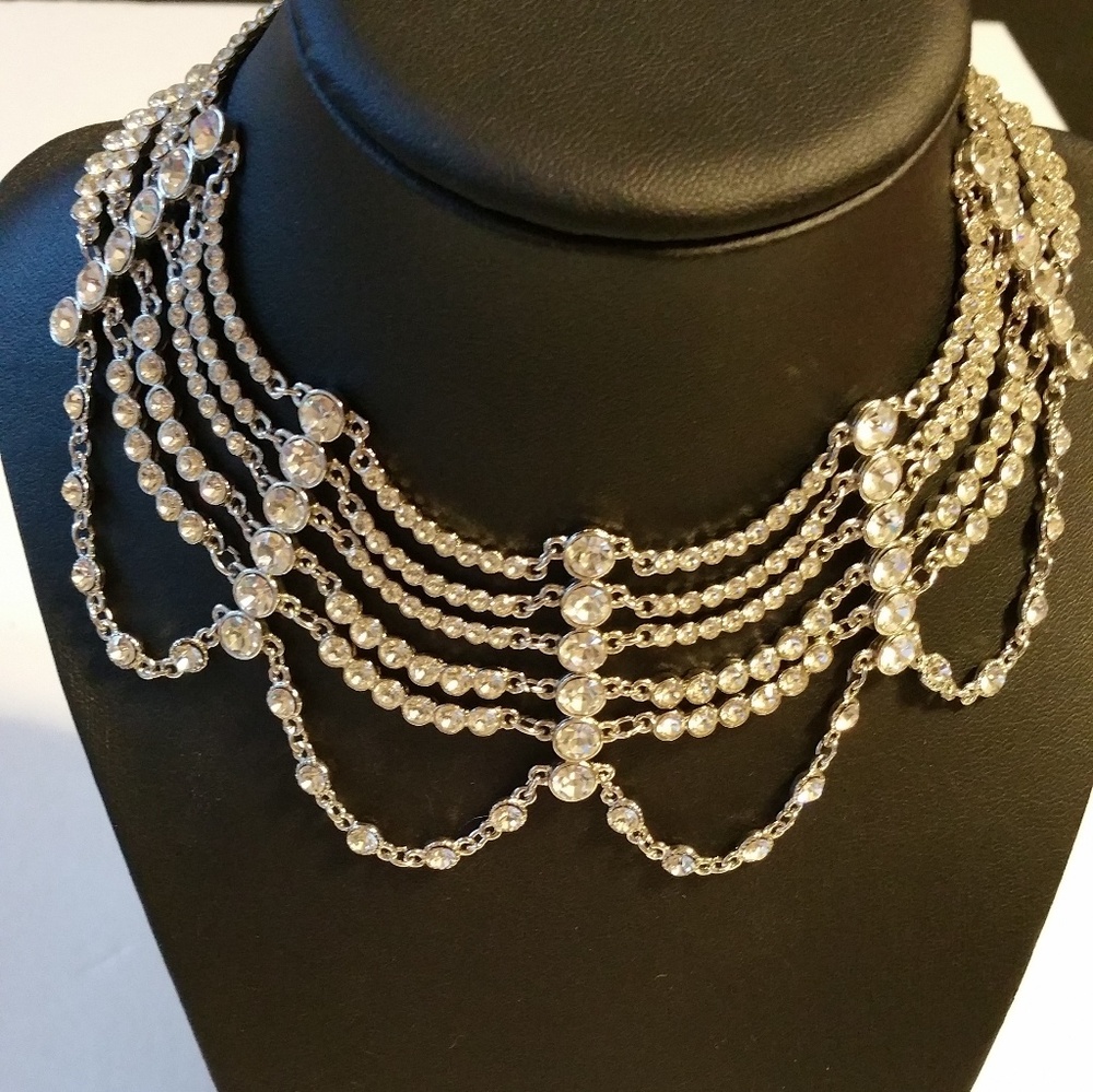 Chocker formal wedding necklace fun elegant gala